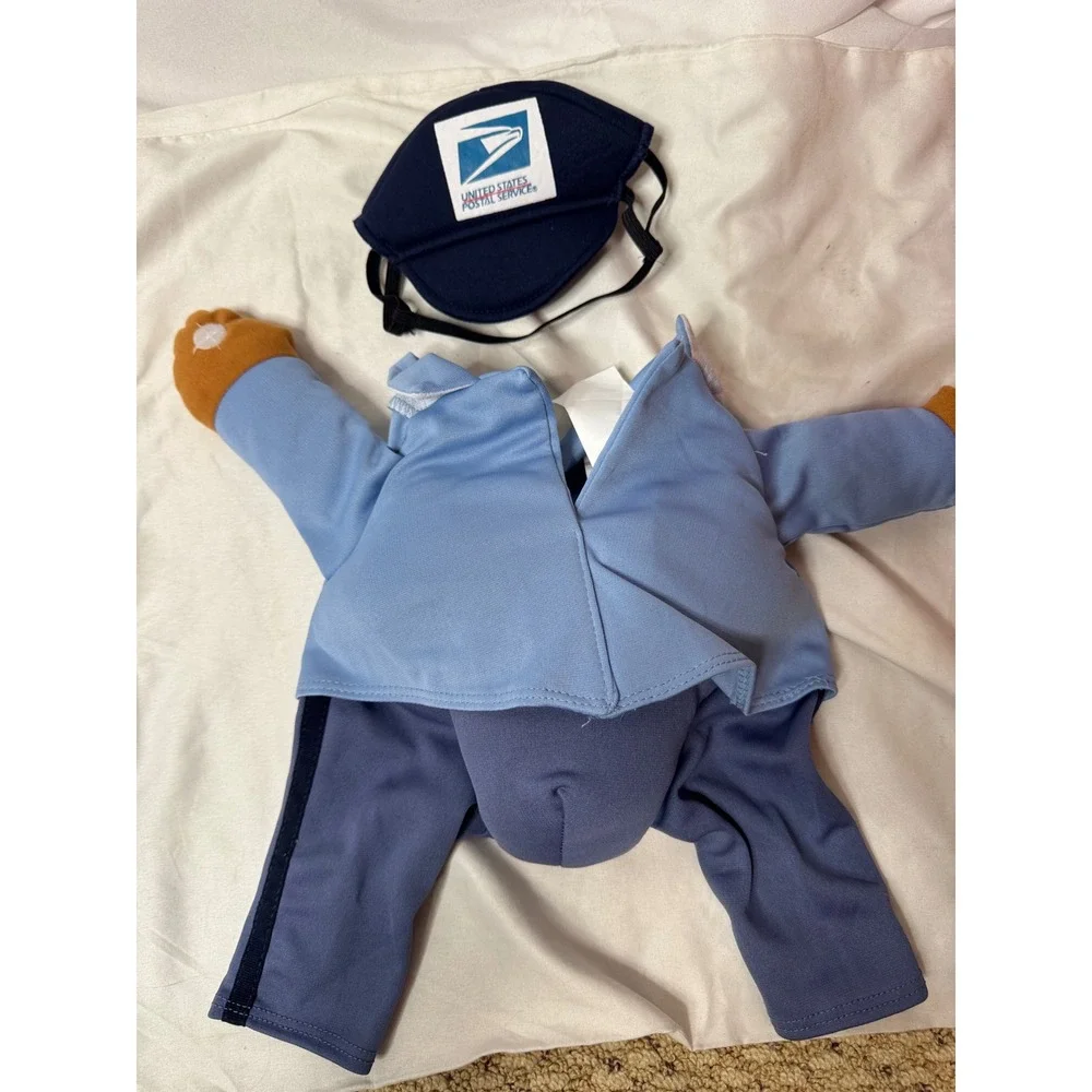 USPS Mail Carrier Pup Dog Costume Small ABC Prod Co PET20170 Blue Official Logo